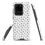 Samsung Phone case with a black and white maritime pattern 