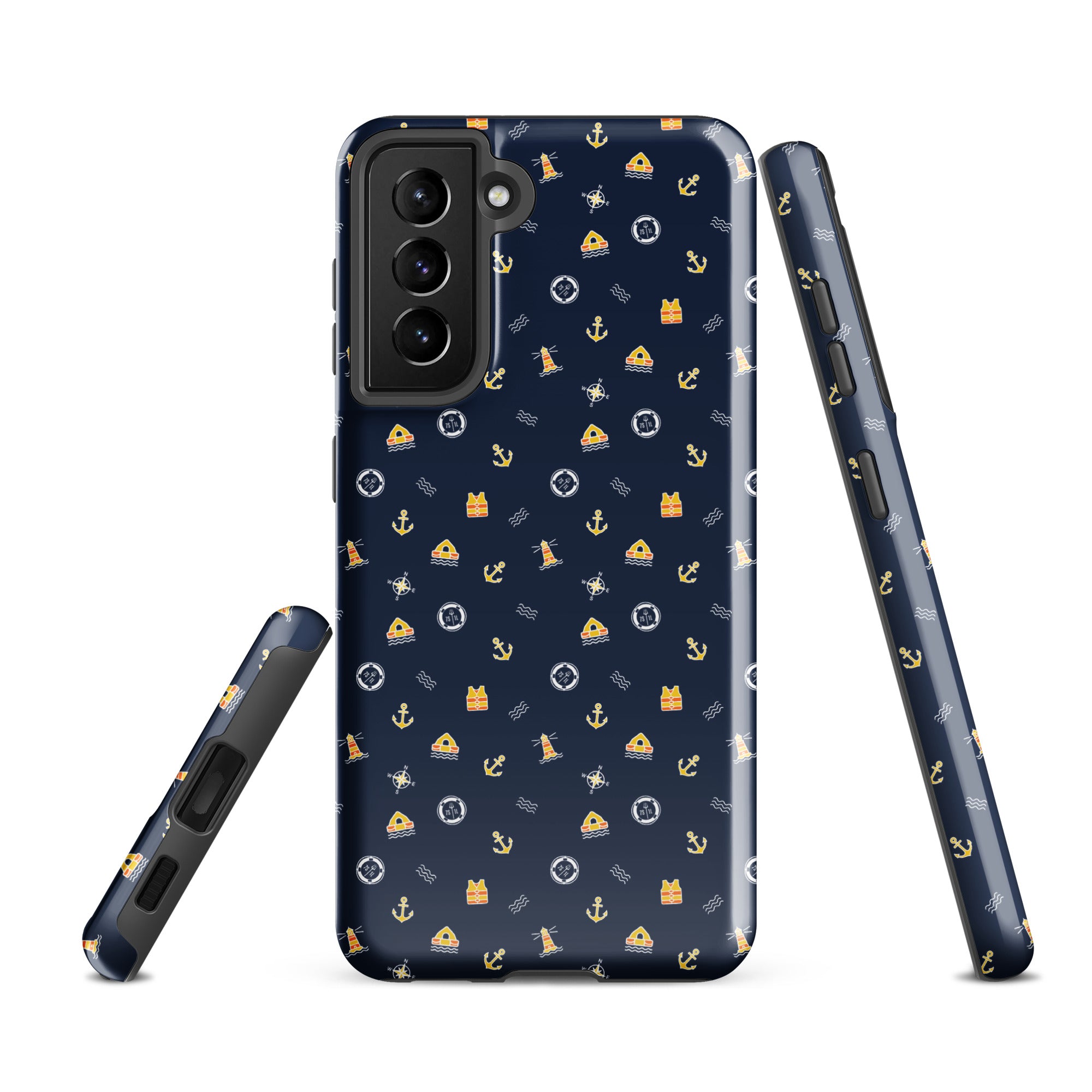 Nautical Anchor Samsung Case – Marine Hard Cover Secondary image