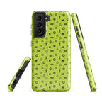 Tropical Nautical Samsung Galaxy S21 FE case by 7SHORT1LONG® with a glossy, tough cruise-themed design for durable protection.