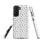Phone case with star pattern on a white background