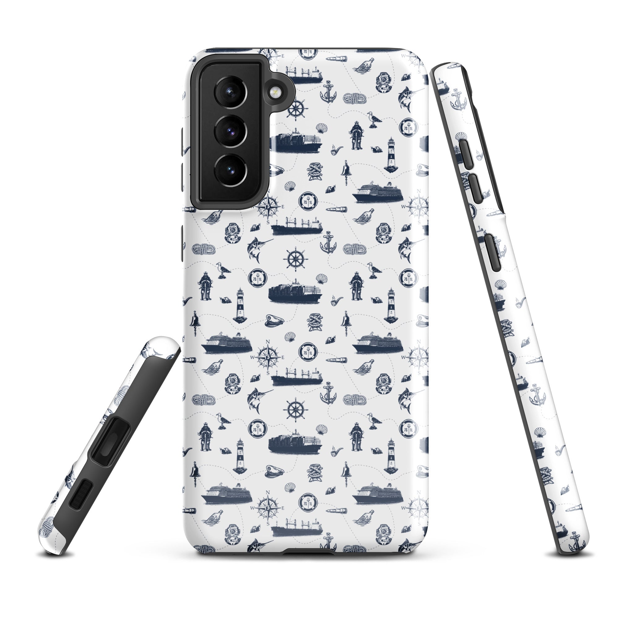 Nautical Ship Samsung Case – Seafarer Design Secondary image