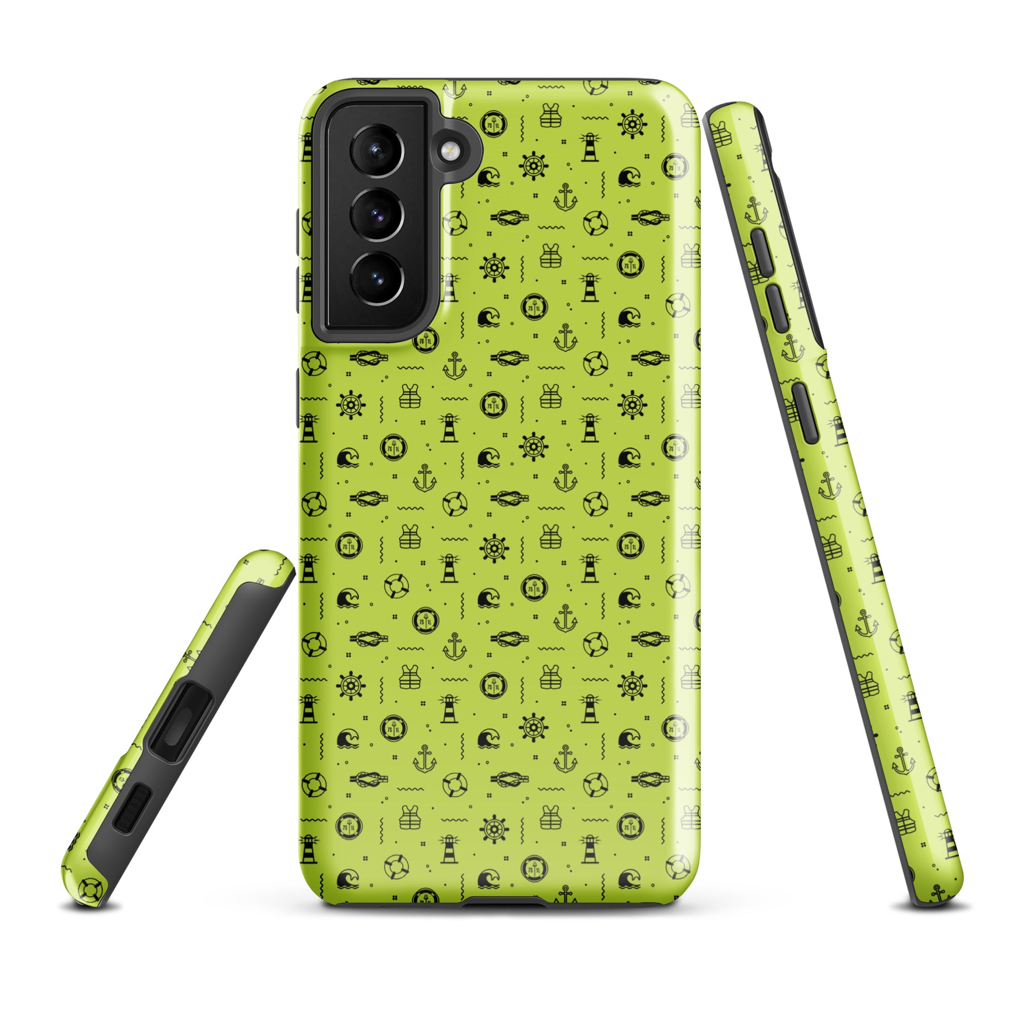 Tropical Nautical Samsung Case – Cruise Tough Design Secondary image