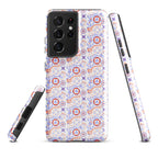 Durable Samsung Galaxy S21 Ultra case with maritime duty design by 7SHORT1LONG®, featuring a glossy finish and rugged protection.