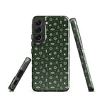 Nautical design Anchor Seafarer Samsung Galaxy S22 tough case by 7SHORT1LONG® with glossy finish and seafaring anchor pattern.
