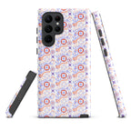 7SHORT1LONG® Coast Guard Samsung Galaxy S22 Ultra case with maritime duty design, glossy finish and rugged protection.