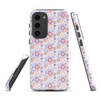 Maritime duty design Samsung Galaxy S23 Plus case by 7SHORT1LONG®, glossy tough protective cover with Coast Guard theme.