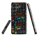 World Cruise Samsung Case inspired by global travel. Passport stamp design from iconic ports and cities, offering slim, durable protection with maritime style.