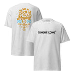 Crew T-shirt with “No Drill on Monday” text, reflecting maritime safety drill culture, crew routine, and humor rooted in life at sea.