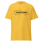 maritime T-shirt with 7-Shot-One-Long logo print with seagul design inspired by nautical alarm signals and seafarer culture.