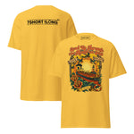 Tattoo-style maritime T-shirt inspired by tanker crew life and classic seafarer tattoo art, dedicated to the legacy of Sailor Jerry and traditional maritime symbolism.