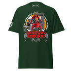 Unisex forest green T-shirt featuring the Ship Security Department logo in white, casual crew neck style by 7SHORT1LONG®.