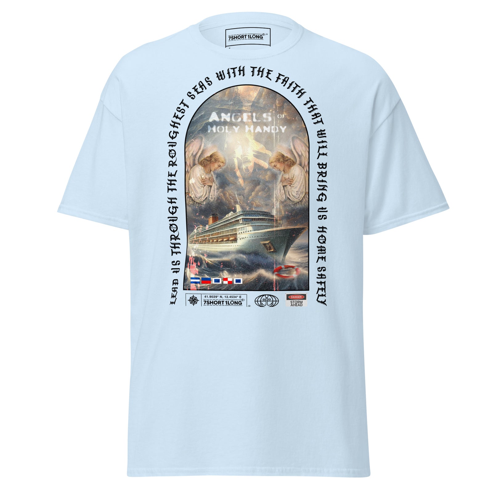 cruise ship christian t-shirt jesus calms the storm maritime faith ocean lifestyle shirt