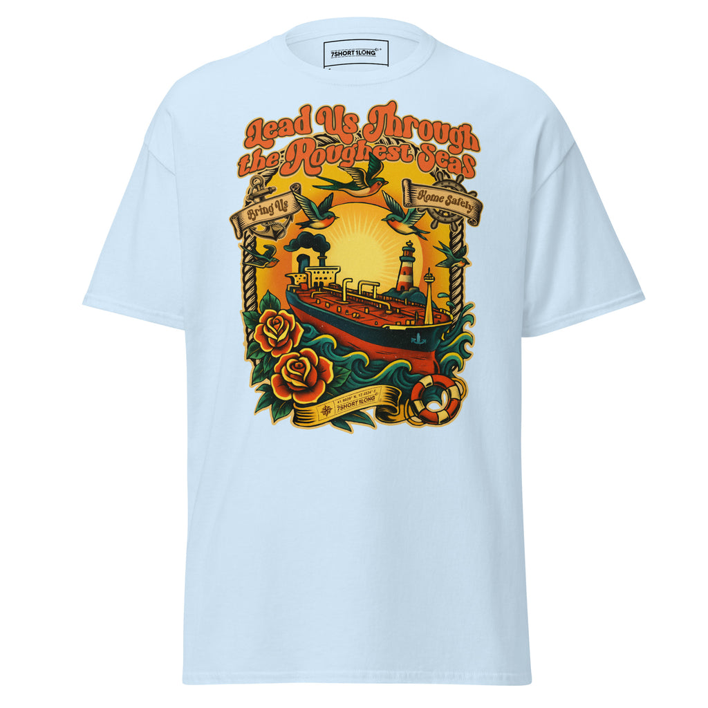 nautical tattoo shirt tanker vessel ocean waves vintage maritime crew apparel