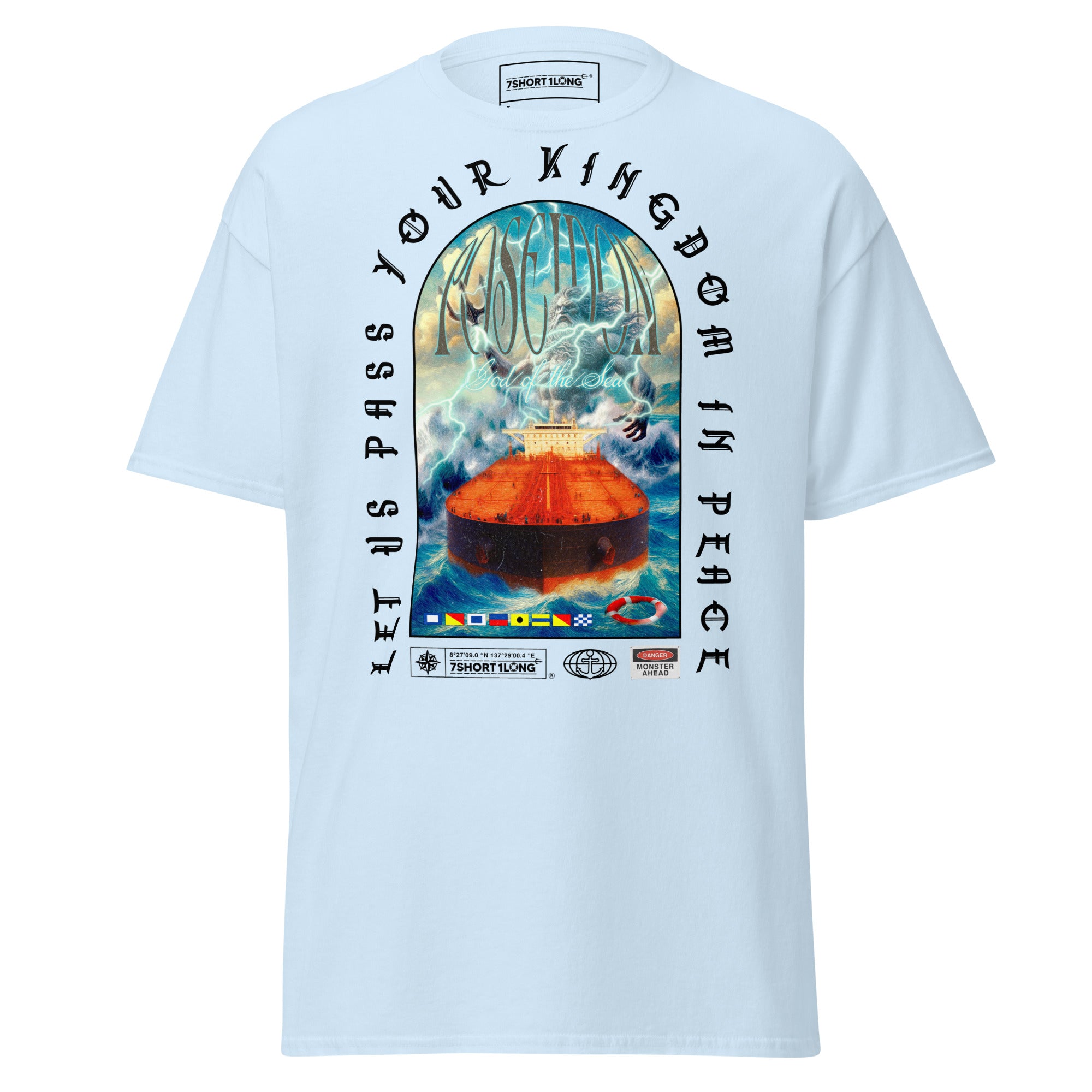 maritime poseidon tanker t-shirt greek mythology ship ocean storm graphic apparel
