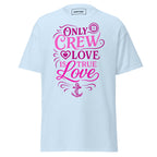 sailor crew love shirt nautical romance design anchor graphic lifestyle black t-shirt