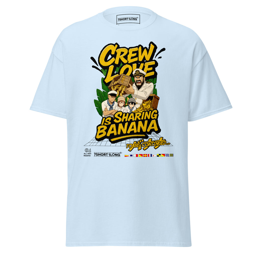 crew life humor t-shirt anime sailor banana joke maritime apparel 7SHORT1LONG tee