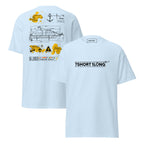 autical vessel schematic t-shirt tender boat crew apparel marine technical drawing shirt