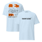abandon ship lifeboat t-shirt maritime survival craft ocean rescue apparel burgundy shirt
