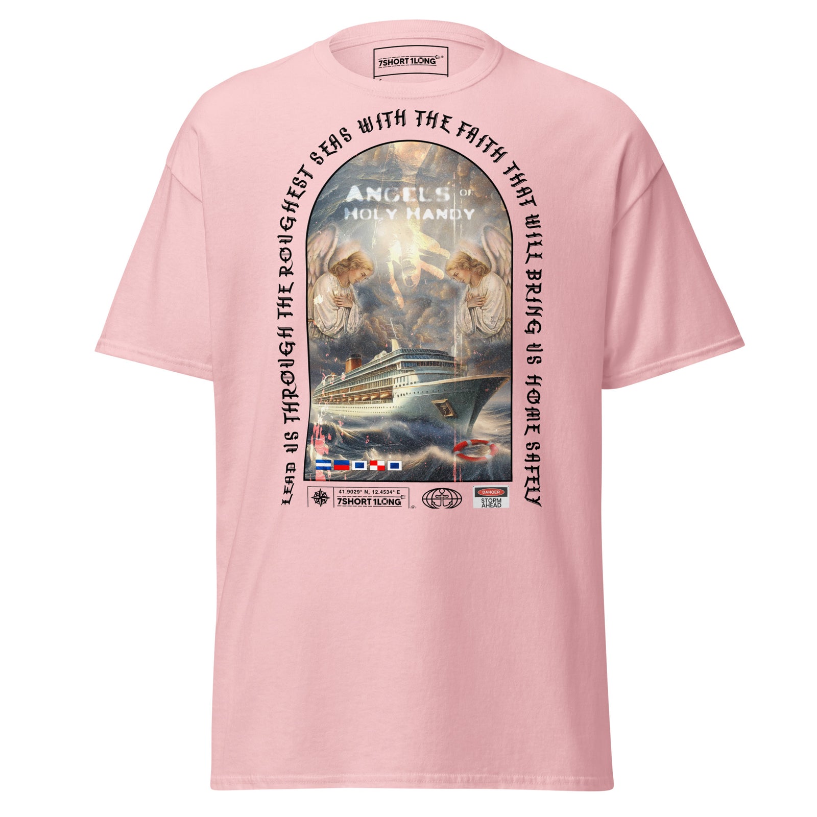 christian nautical shirt cruise vessel jesus calms storm sea safety faith design tee