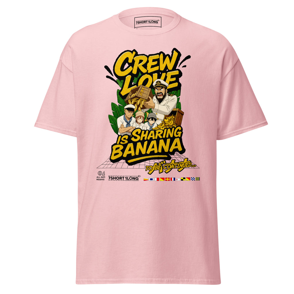 nautical anime crew shirt funny banana quote sailor lifestyle graphic tee white