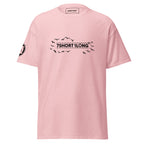 Pink Seagull Club Maritime Seafarer T-Shirt with flying seagull graphic and 7SHORT1LONG logo, modern marine streetwear