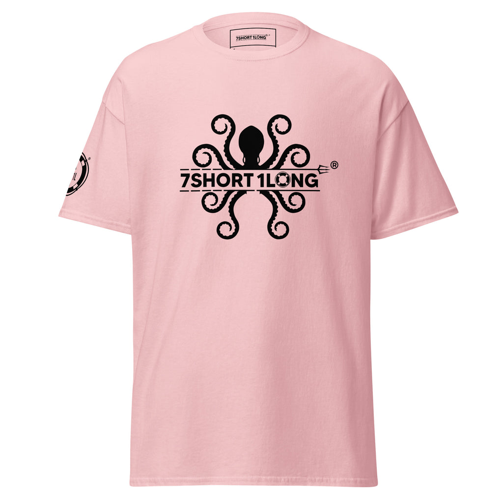 Pink Kraken Seafarer Nautical T-Shirt with detailed octopus design