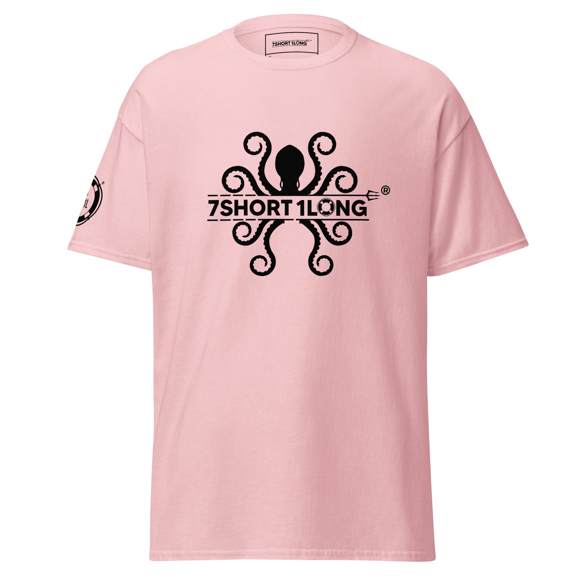 Pink Kraken Seafarer Nautical T-Shirt with detailed octopus design