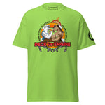 Maritime T-shirt with “Deck Vs Engine” design, symbolizing rivalry and cooperation between deck and engine departments on a ship.