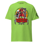 Maritime T-shirt with ShipSecurity design, representing security roleson onboard a ship including SSO, deputy security officer, security, and guards.