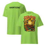 Tattoo-style maritime T-shirt inspired by tanker crew life and classic seafarer tattoo art, dedicated to the legacy of Sailor Jerry and traditional maritime symbolism.