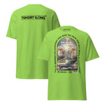 Crew T-shirt with “Angel Watch” design inspired by Christian seafaring tradition, showing protection, guidance, and faith during life at sea on cruise ships.