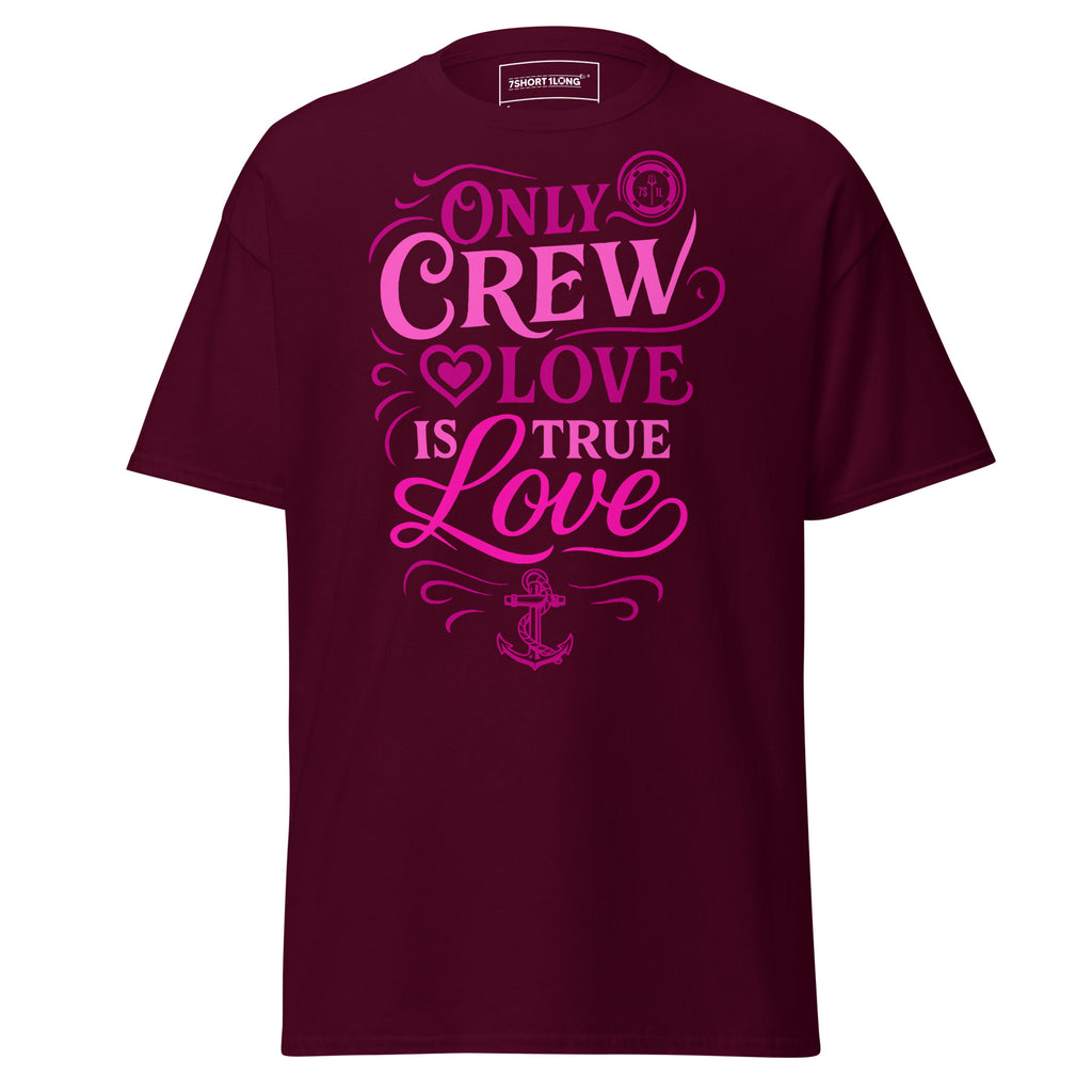 nautical love t-shirt crew life romantic quote sailor apparel anchor graphic black shirt