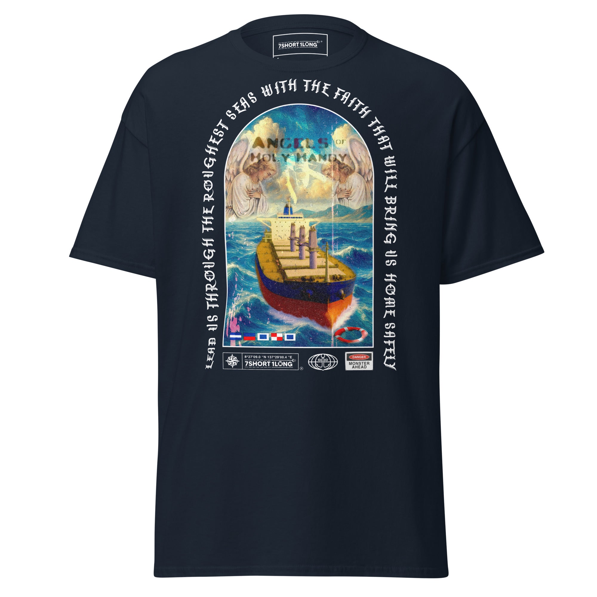 christian nautical shirt bulk carrier vessel guardian angel ocean protection graphic tee
