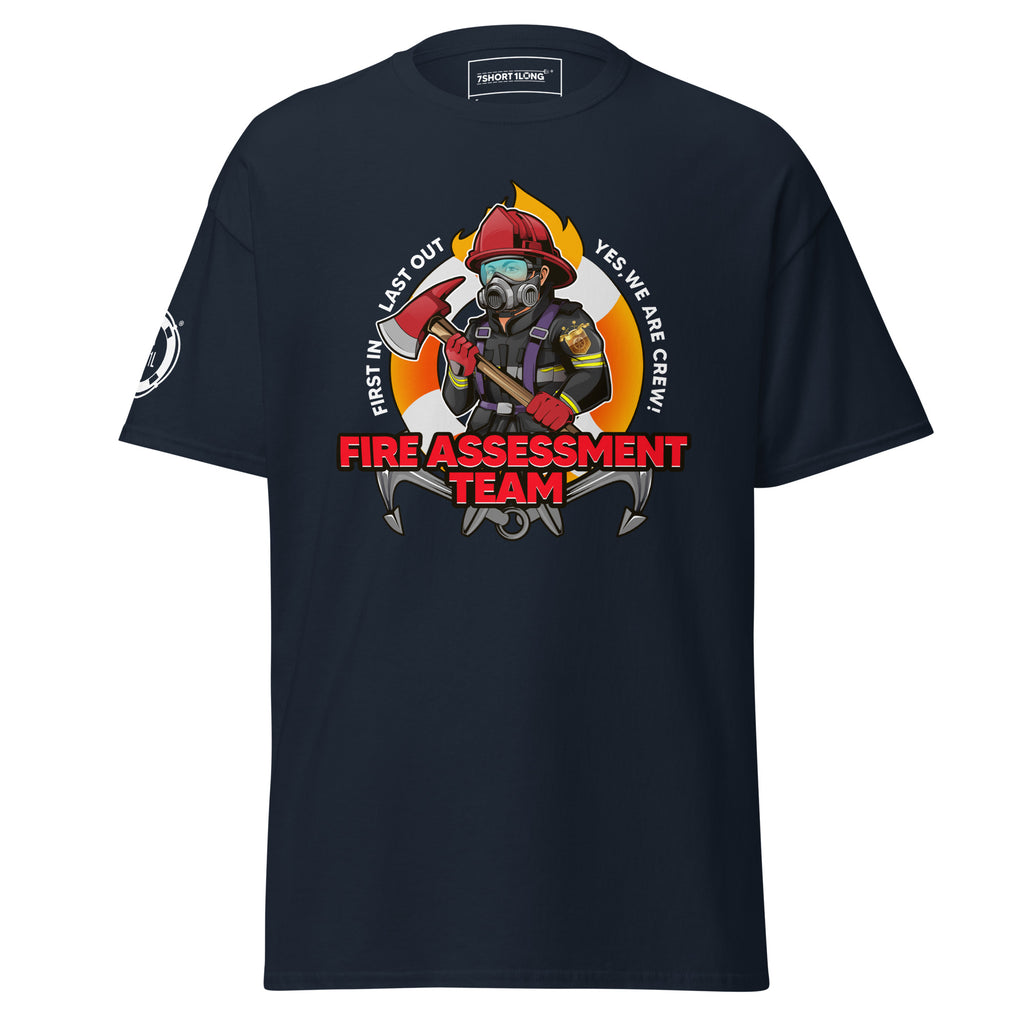 Fire Assessment team T-shirt with anchor and life ring