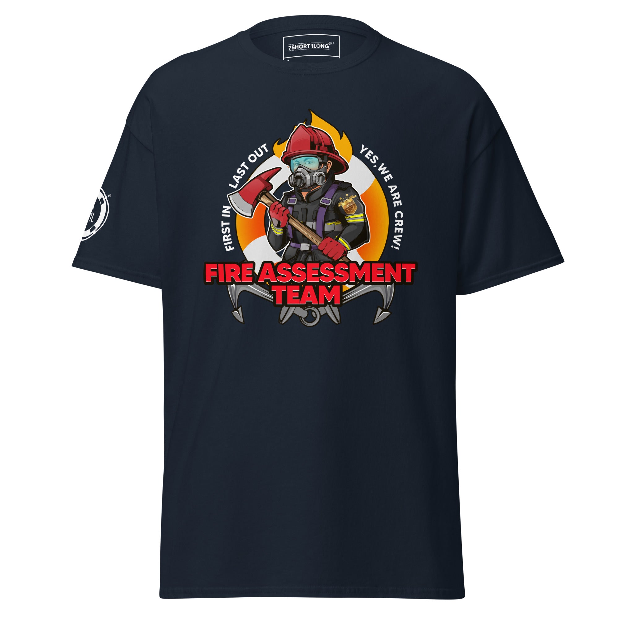 Fire Assessment team T-shirt with anchor and life ring