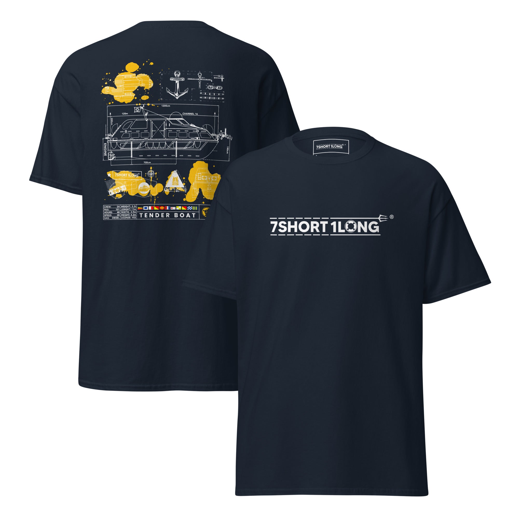 Tender Boat Nautical T-Shirt Maritime Crew Image secondaire du produit