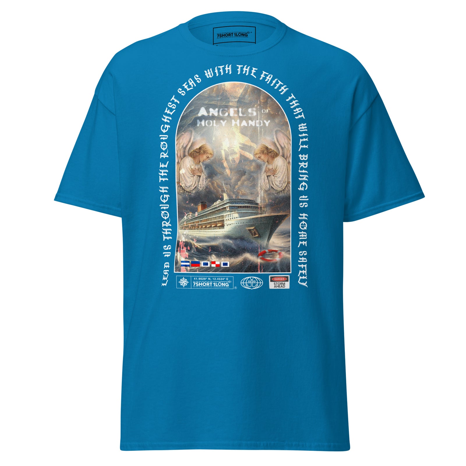 christian cruise ship shirt jesus calms the storm ocean liner faith nautical apparel