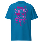 only crew love is true love shirt maritime romance sailor gift nautical typography tee