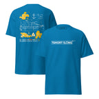 marine tender boat graphic tee ship design blueprint maritime crew apparel 7SHORT1LONG