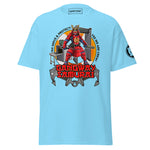 Maritime T-shirt with ShipSecurity design, representing security roleson onboard a ship including SSO, deputy security officer, security, and guards.