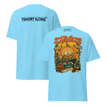 Tattoo-style maritime T-shirt inspired by bulk carrier life and classic seafarer tattoo art, dedicated to the legacy of Sailor Jerry and traditional maritime symbolism.