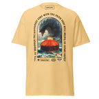 maritime fantasy tanker t-shirt sea monster storm vessel seafarer graphic tee