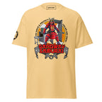 Unisex yellow haze Ship Security Department T-Shirt by 7SHORT1LONG® with front graphic design, classic fit, casual style.