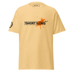Yellow Seafarer Color Splash Nautical T-Shirt with 7SHORT1LONG logo and bold splash design, vibrant nautical streetwear