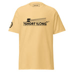 ellow Deck Hand Seafarer Nautical T-Shirt with mooring operation design and 7SHORT1LONG logo, bold maritime streetwear