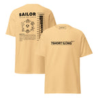 maritime sailor lifestyle t-shirt crew routine design ocean life graphic tee white